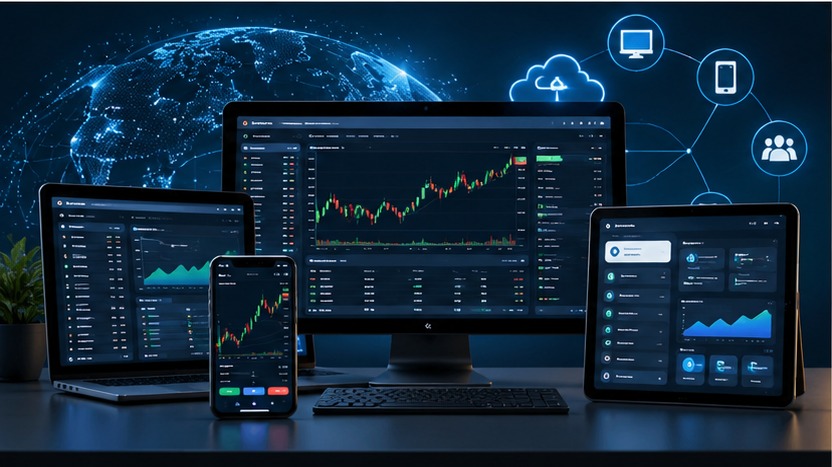Web Terminal, Mobile Terminal and Broker Portal for a Forex broker